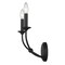 Z-Lite Arabella Wall Sconce, 2-Light, 10 In.W x 7.25 In.L x 11.5 In.H, Matte Black/Matte Black 3500-2S-MB - alternate 2